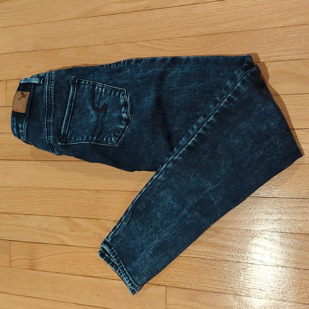 American Eagle acid wash Sky High Jegging Size 0